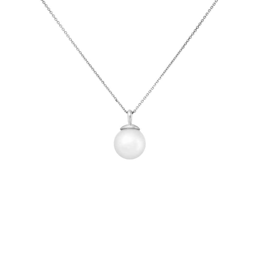 Pearl Necklace 14K Gold by Kyklos Jewelry