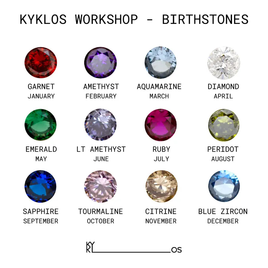 Personalized Bar Name Necklace Birthstone