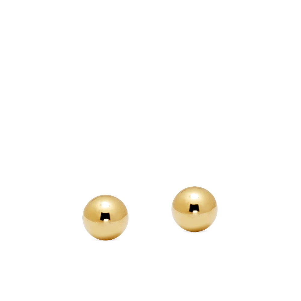 Medium Ball Stud Earrings 14K Gold by Kyklos
