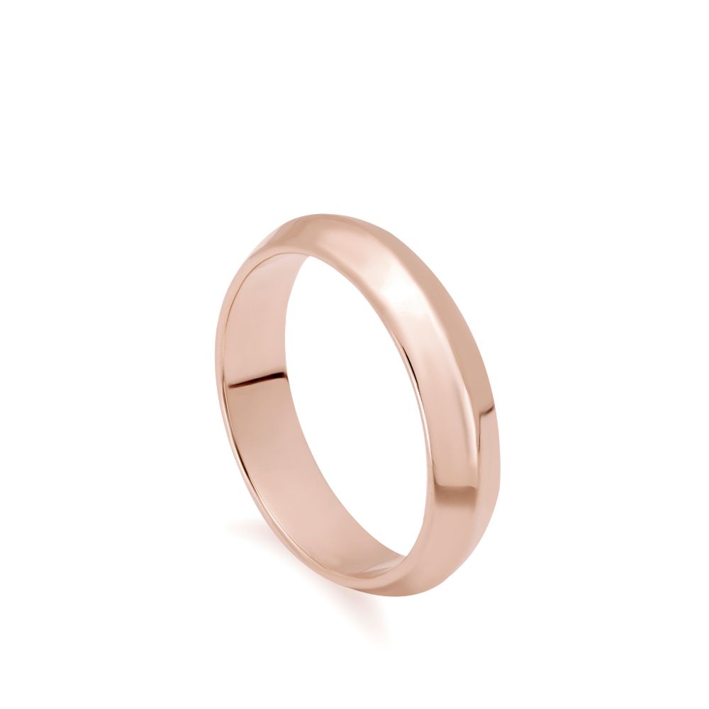 Triangle Wedding Band 14K Gold