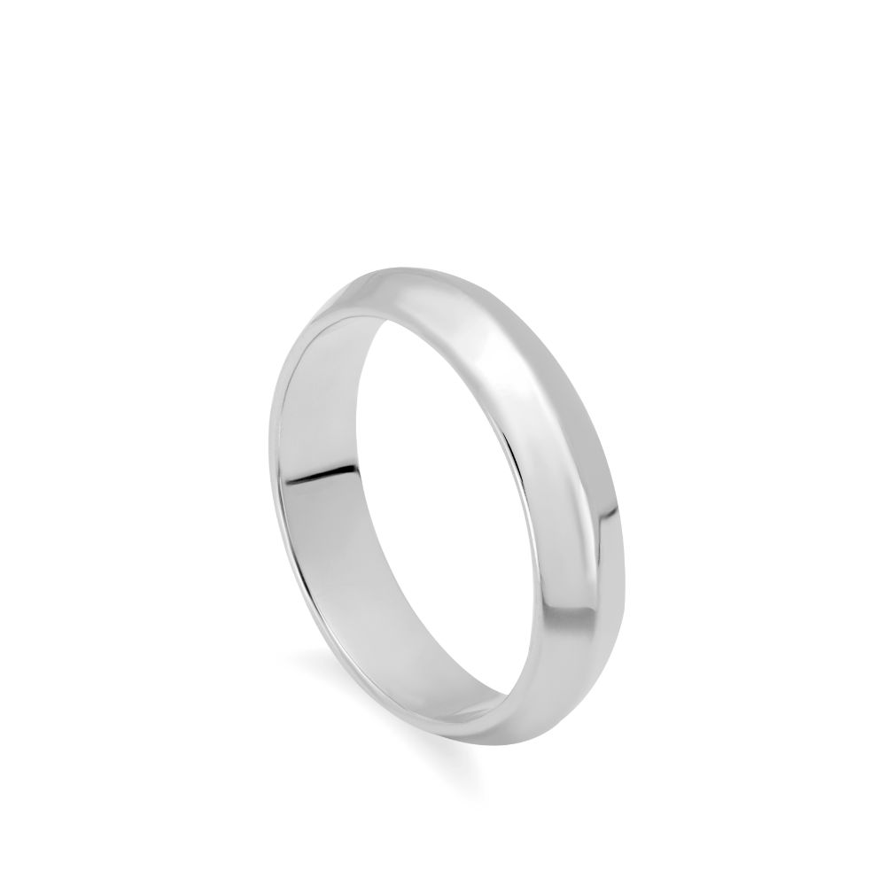 Triangle Wedding Band 14K Gold