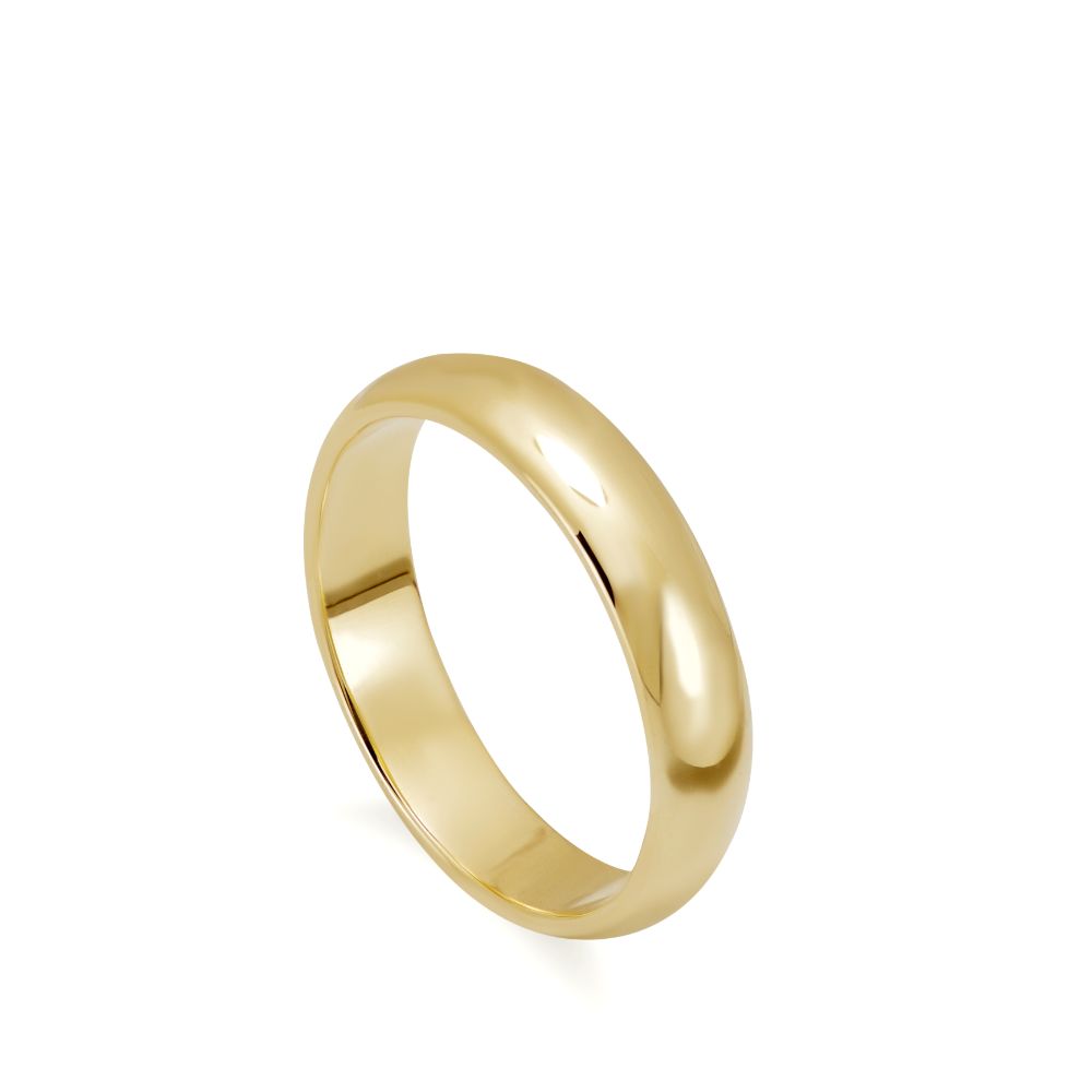 Classic Wedding Band 14K Gold for Men and Women
