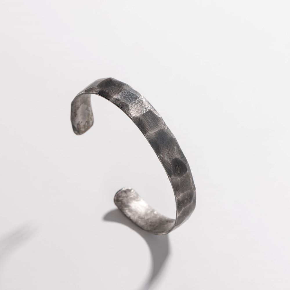 Oxidized Silver 925 Cuff Bracelet