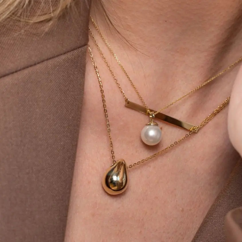 Pearl Necklace 14K Gold