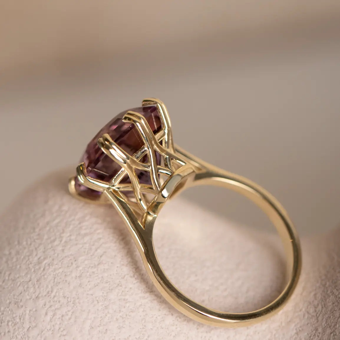 Ametrine Ring 14K Gold One of a Kind