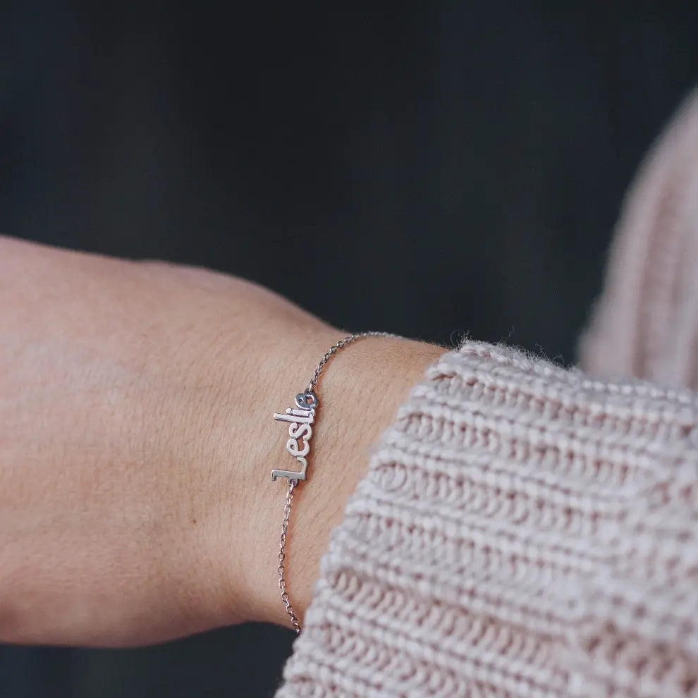 Custom Name Bracelet 14K Gold