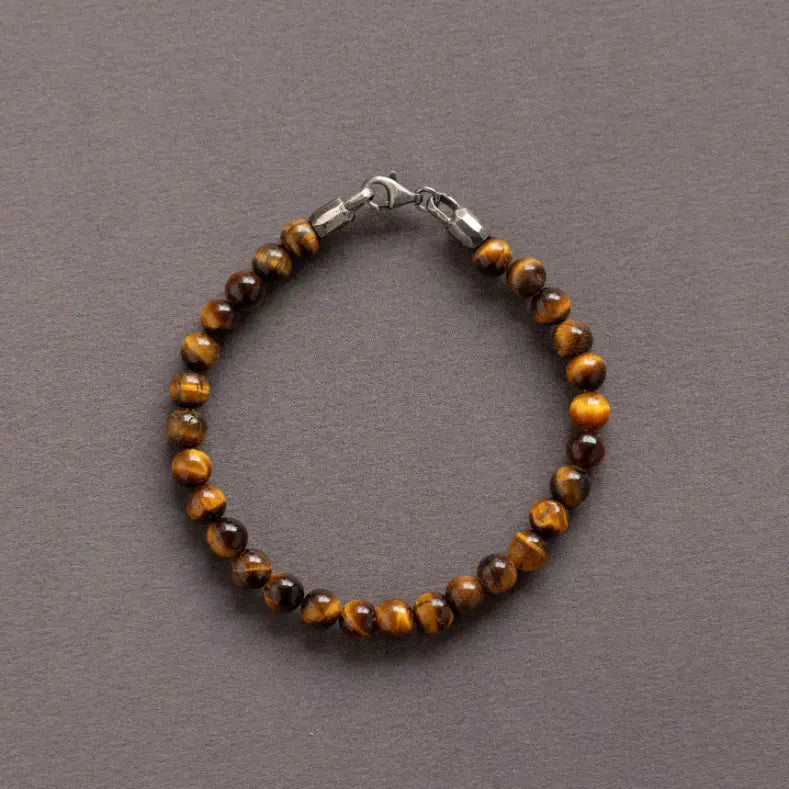 Tigers Eye Bracelet Sterling Silver