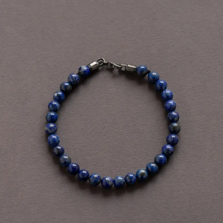 Βραχιόλι Lapis Lazuli Ασήμι 925