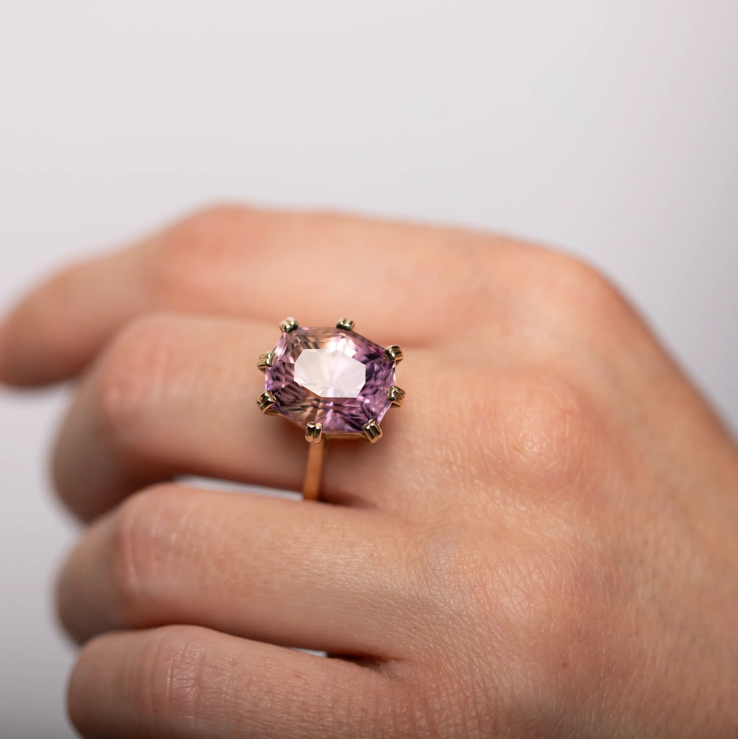 Ametrine Ring 14K Gold One of a Kind