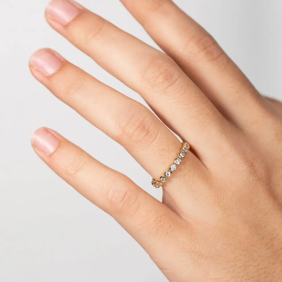 Eternity Diamond Ring 14K Gold