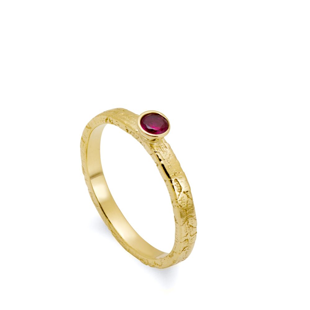 Birthstone Ring Sterling Silver Personalized