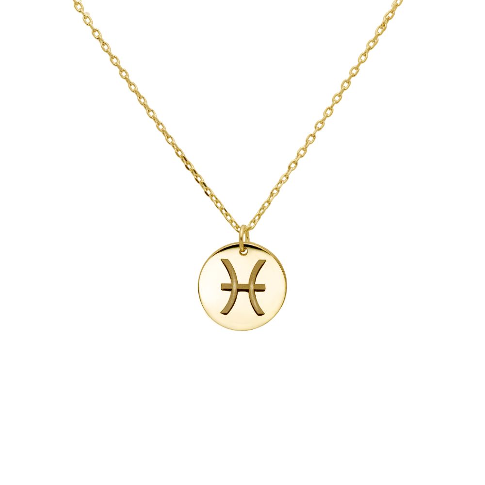 Zodiac Necklace 14K Gold