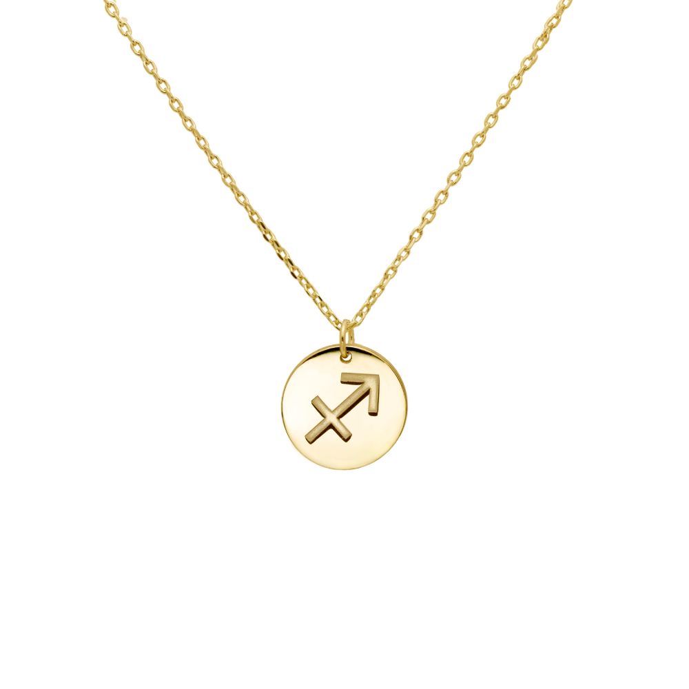 Zodiac Necklace 14K Gold