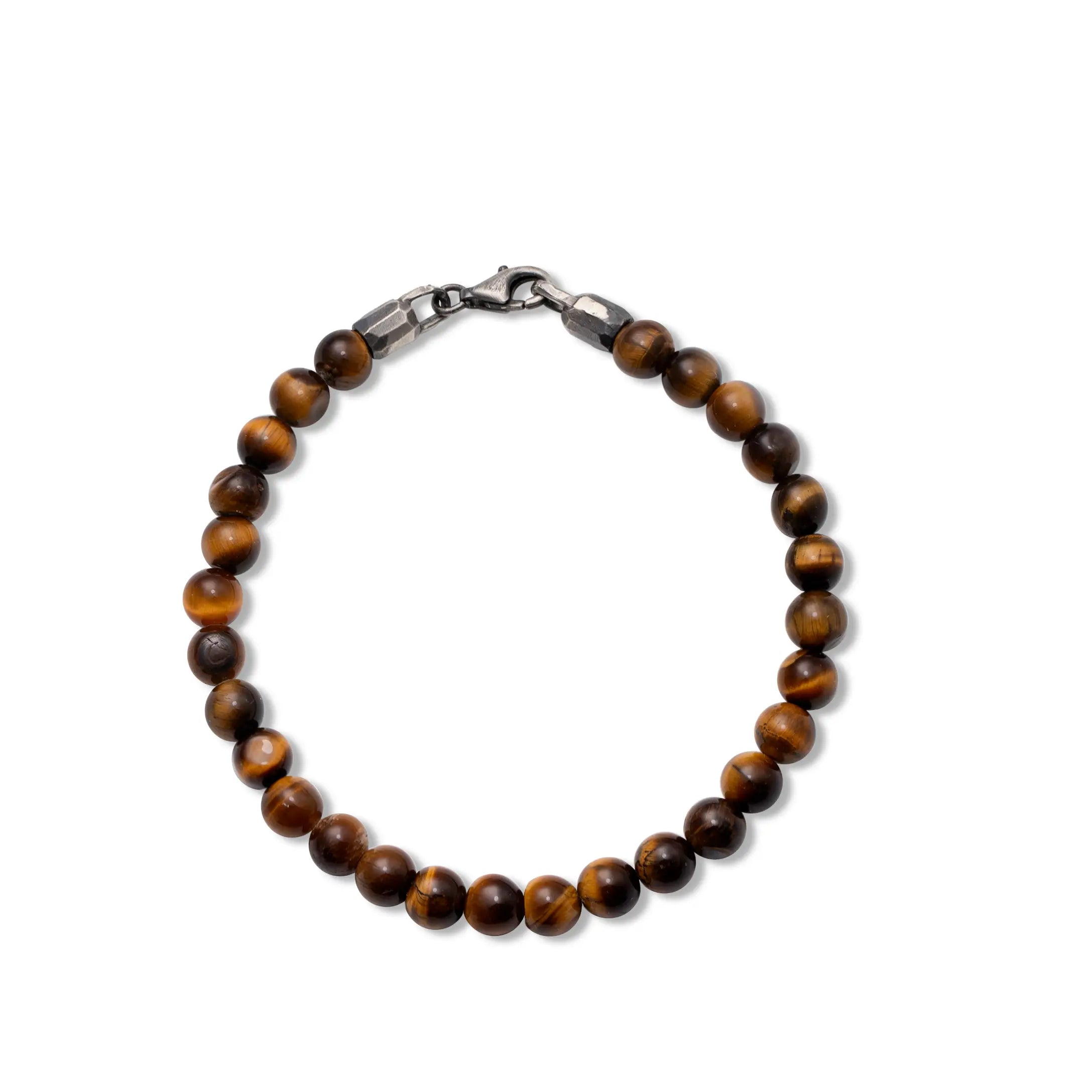 Tigers Eye Bracelet Sterling Silver