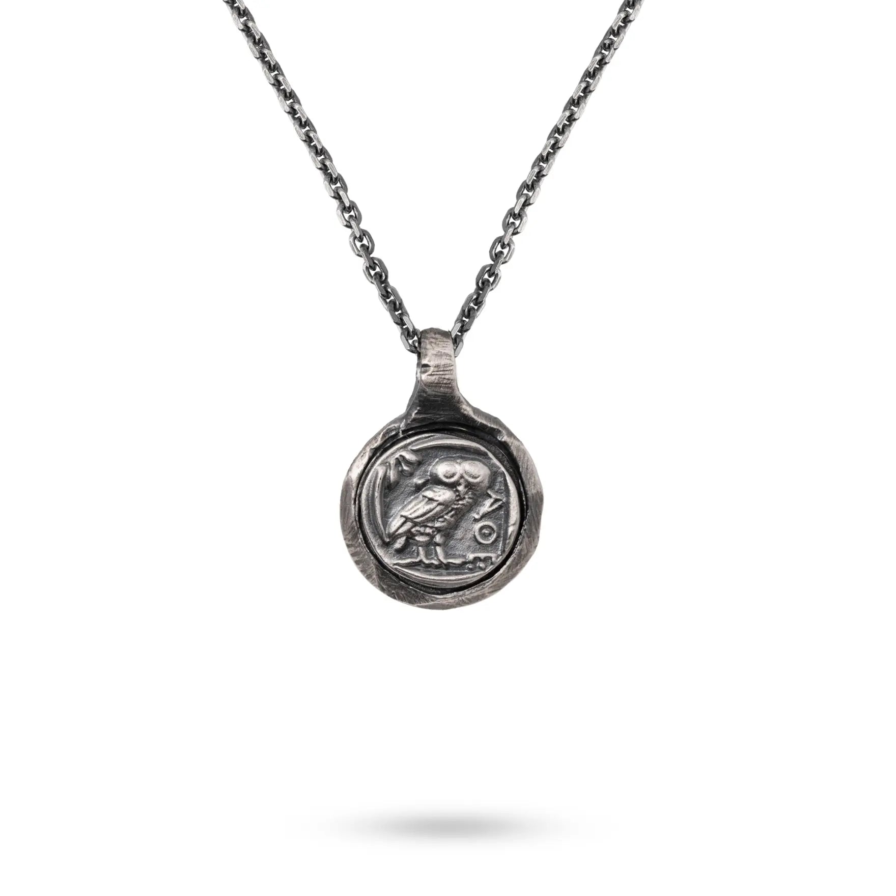 Κολιέ Κουκουβάγια της Αθηνάς Ασήμι 925