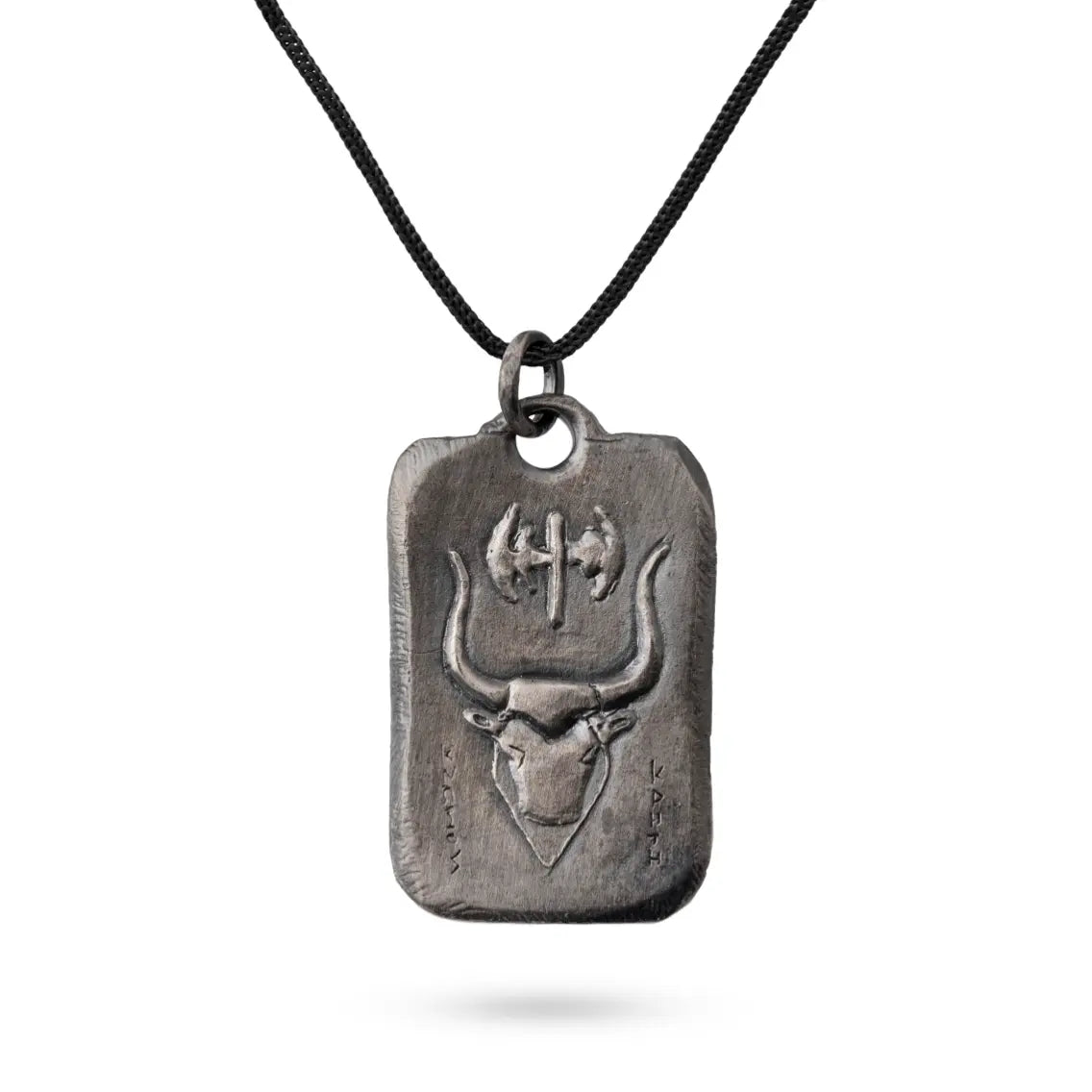 Κολιέ Μινώταυρος Οξειδωμένο Ασήμι 925