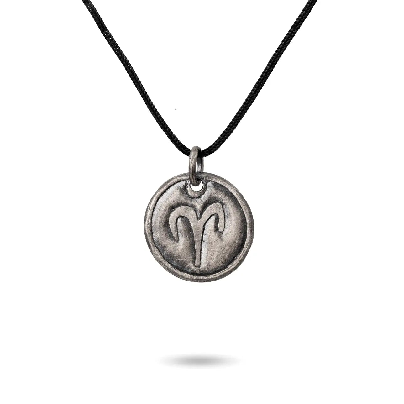Zodiac Necklace Oxidized Silver 925