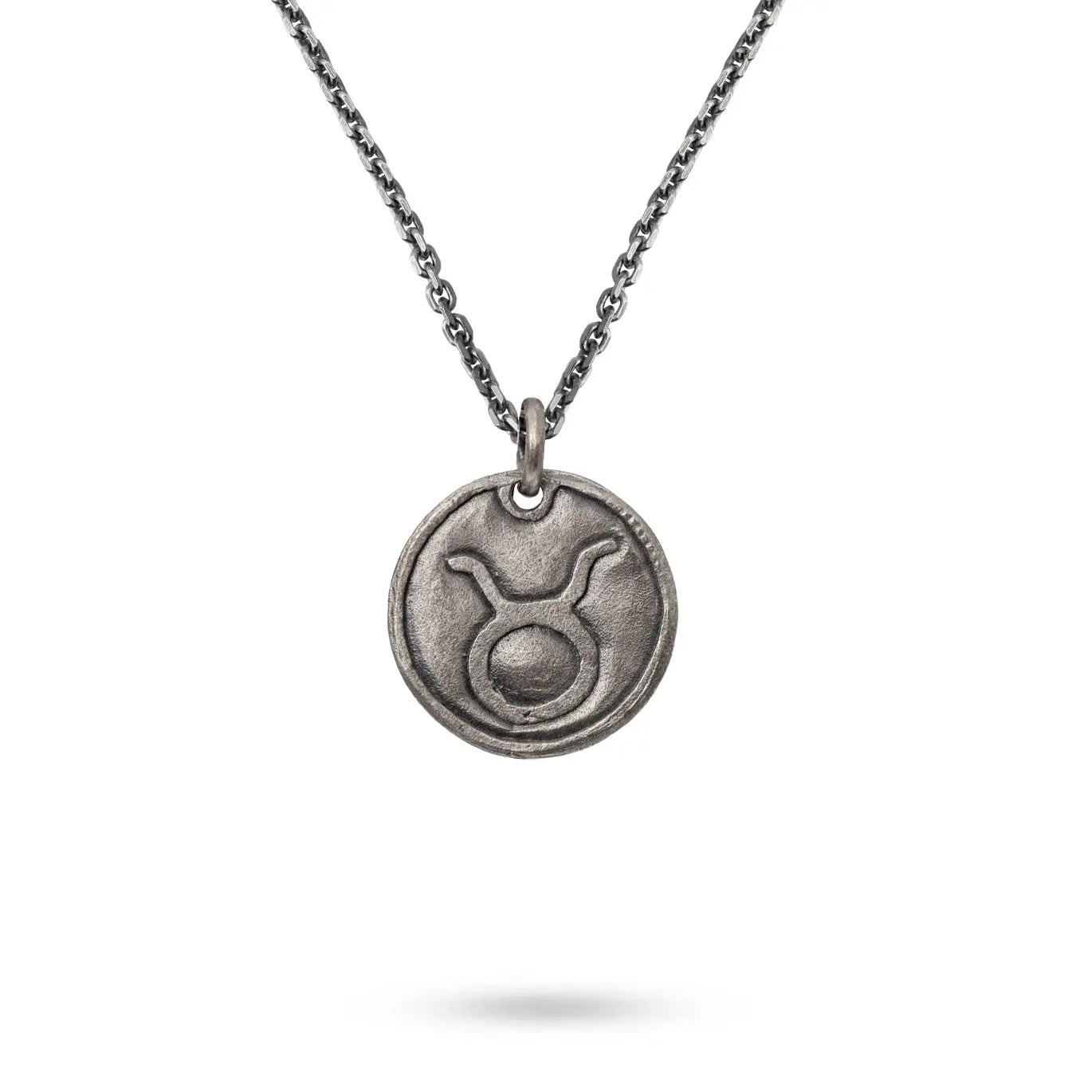 Κολιέ Ζώδιο Οξειδωμένο Ασήμι 925