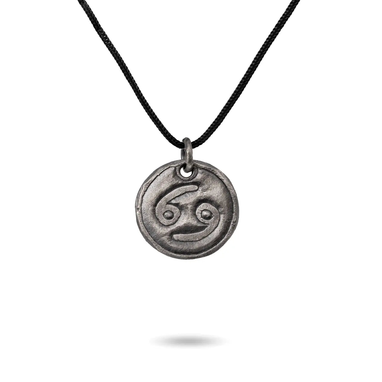 Zodiac Necklace Oxidized Silver 925