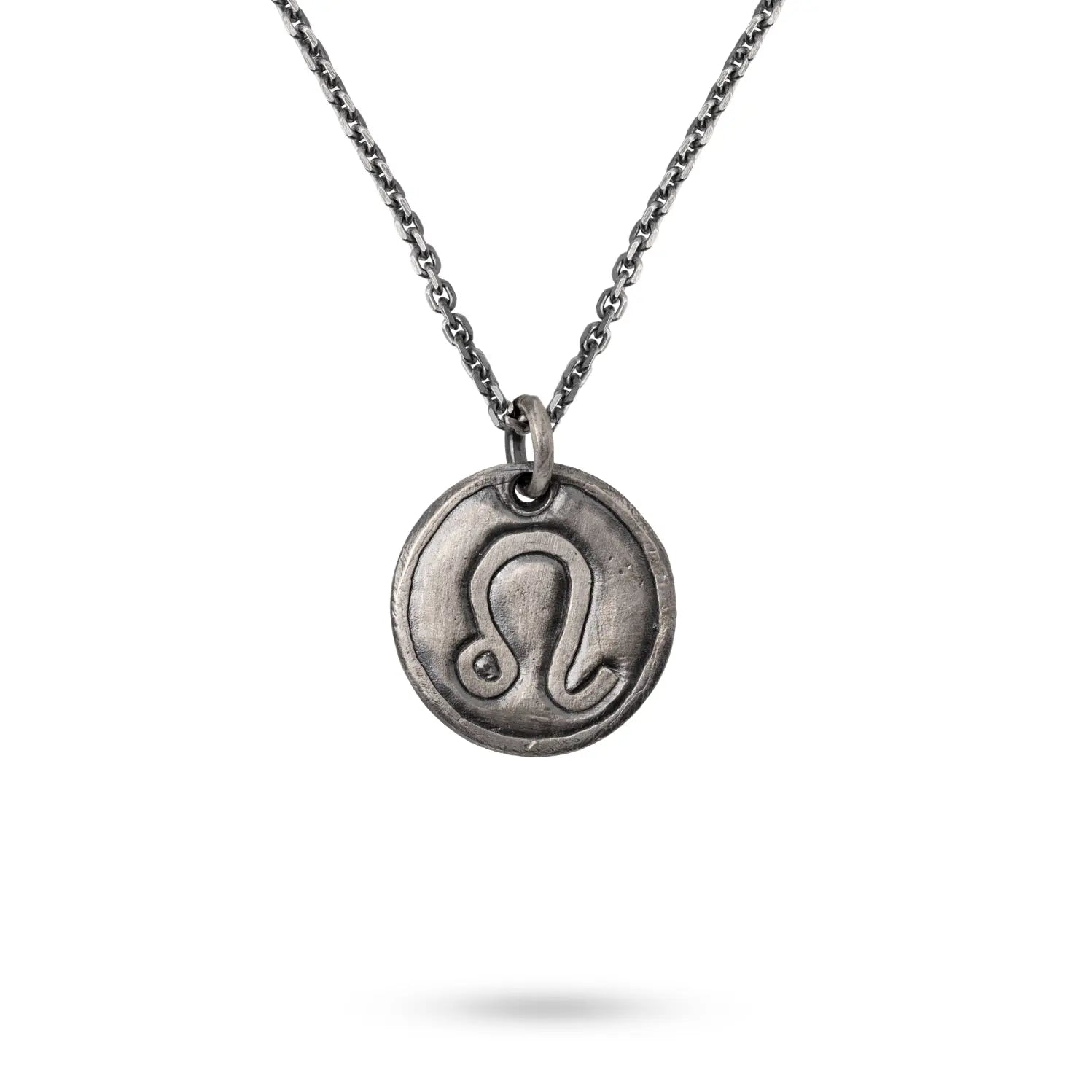 Κολιέ Ζώδιο Οξειδωμένο Ασήμι 925