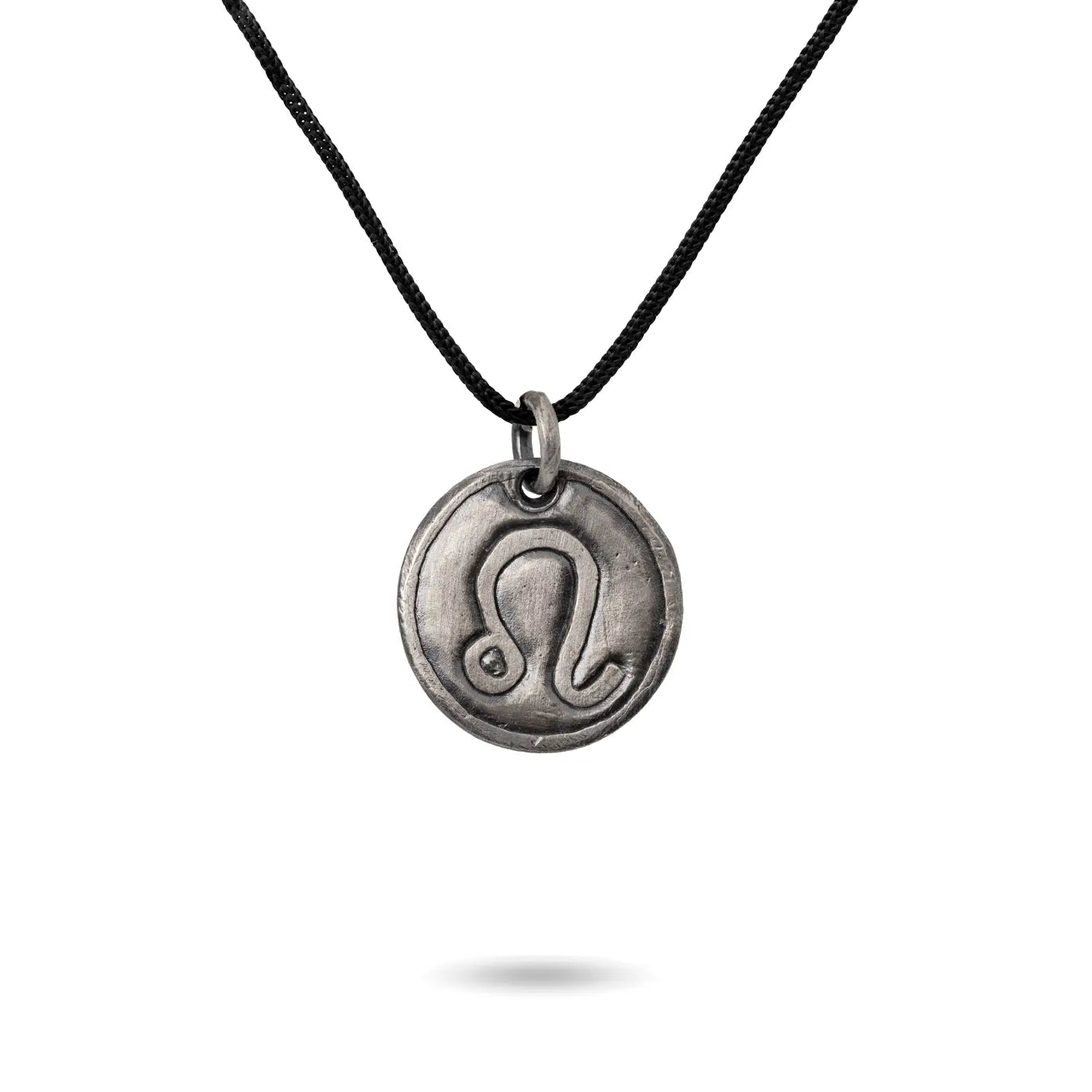 Zodiac Necklace Oxidized Silver 925