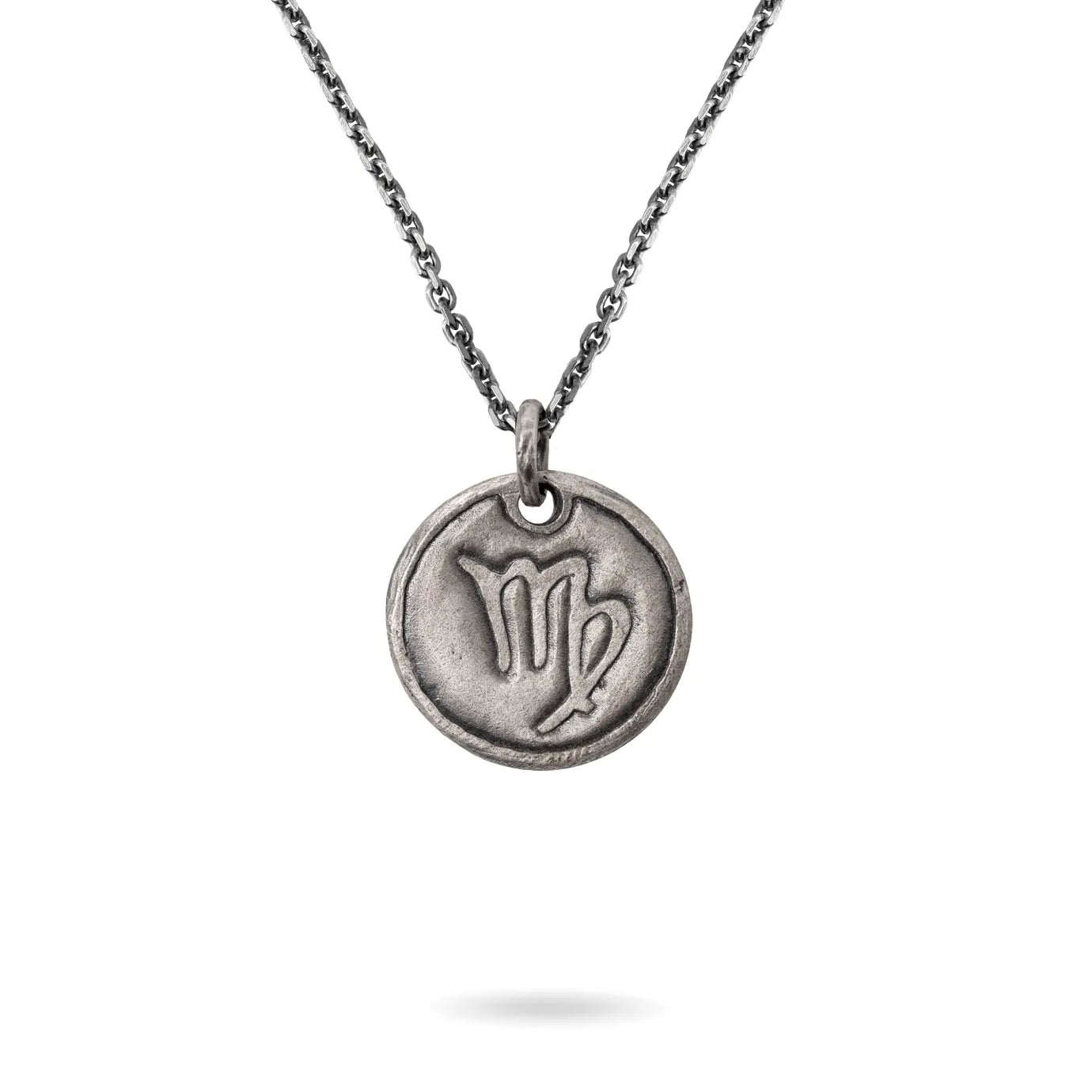 Κολιέ Ζώδιο Οξειδωμένο Ασήμι 925