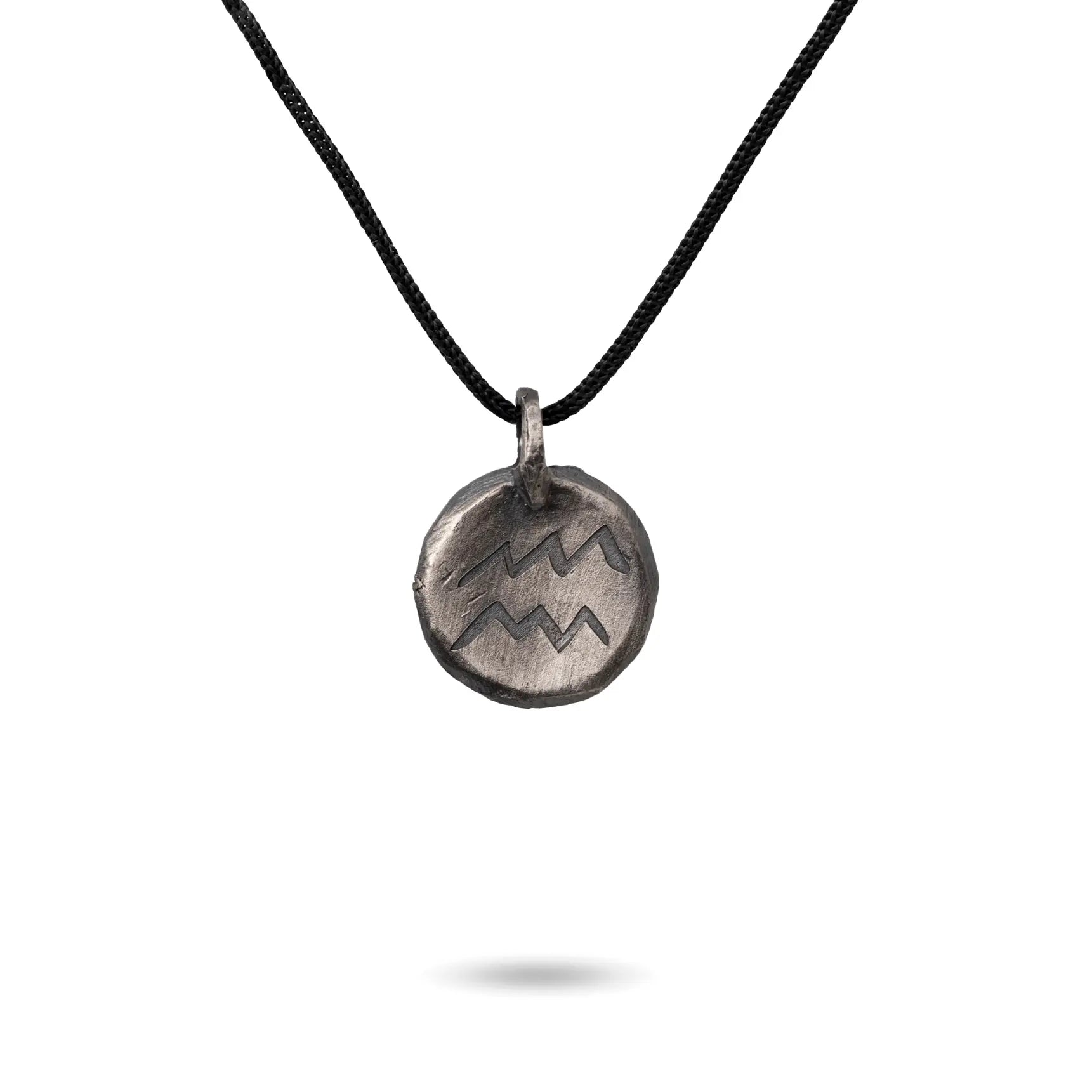 Κολιέ Ζώδιο Οξειδωμένο Ασήμι 925