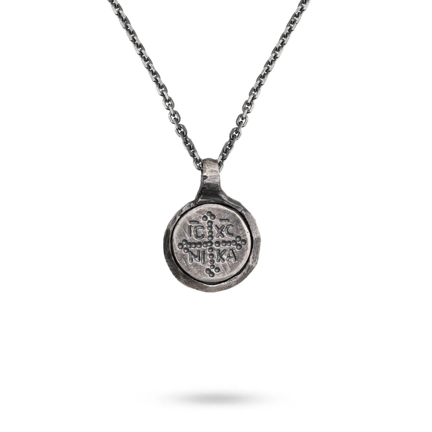 Constantine Coin Necklace Sterling Silver