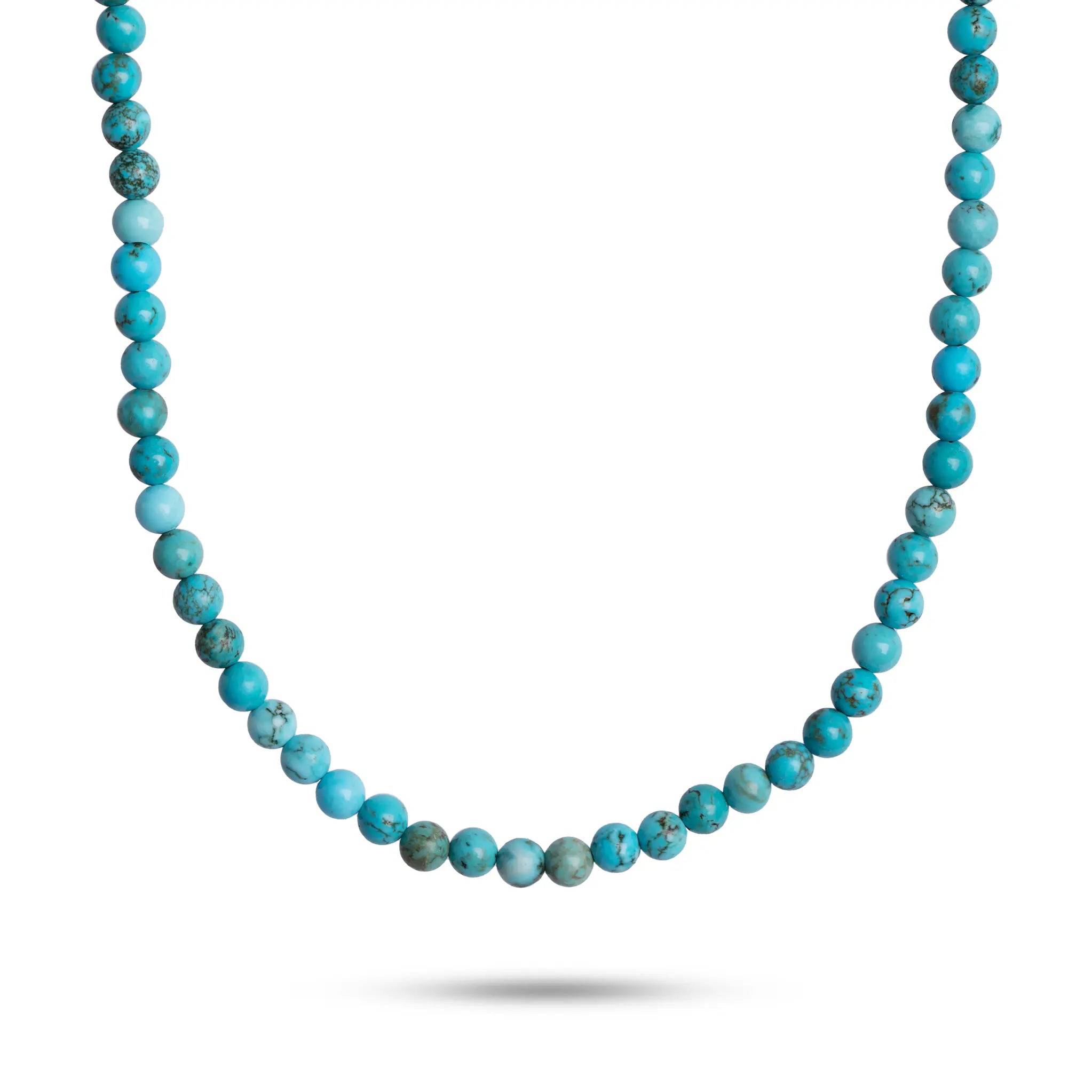 Ανδρικό Κολιέ Τυρκουάζ Ασήμι 925