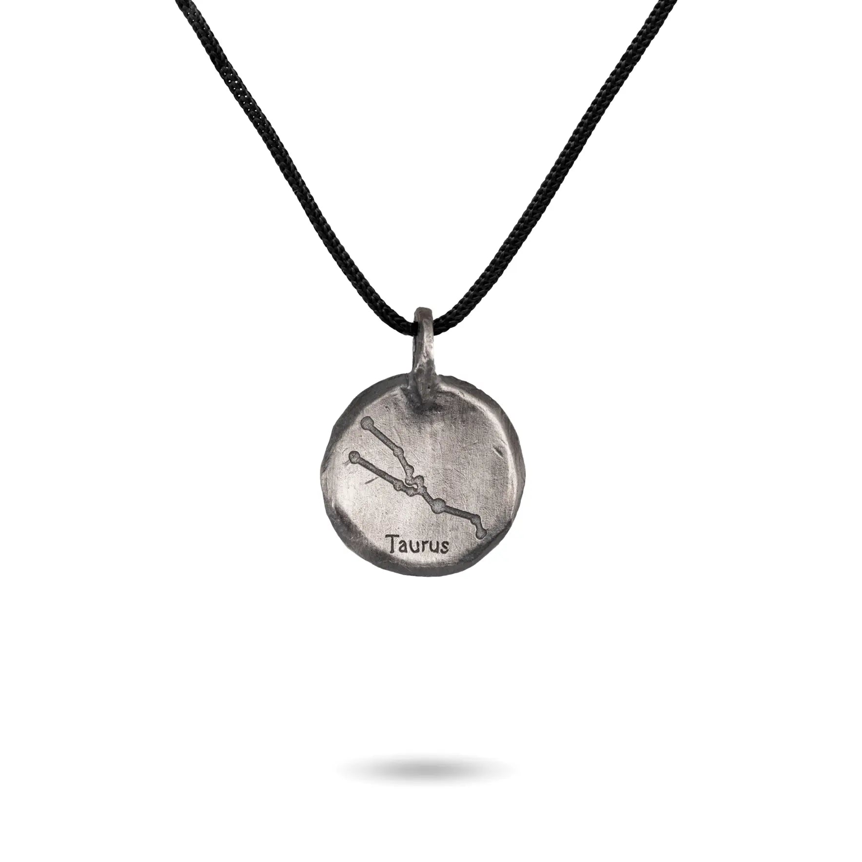 Κολιέ Ζώδιο Οξειδωμένο Ασήμι 925