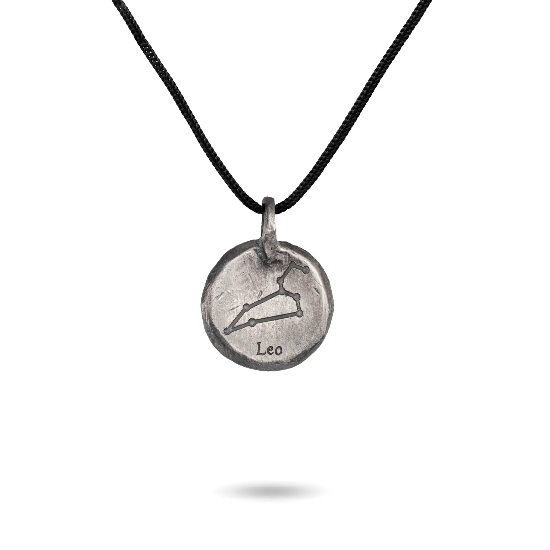 Κολιέ Ζώδιο Οξειδωμένο Ασήμι 925