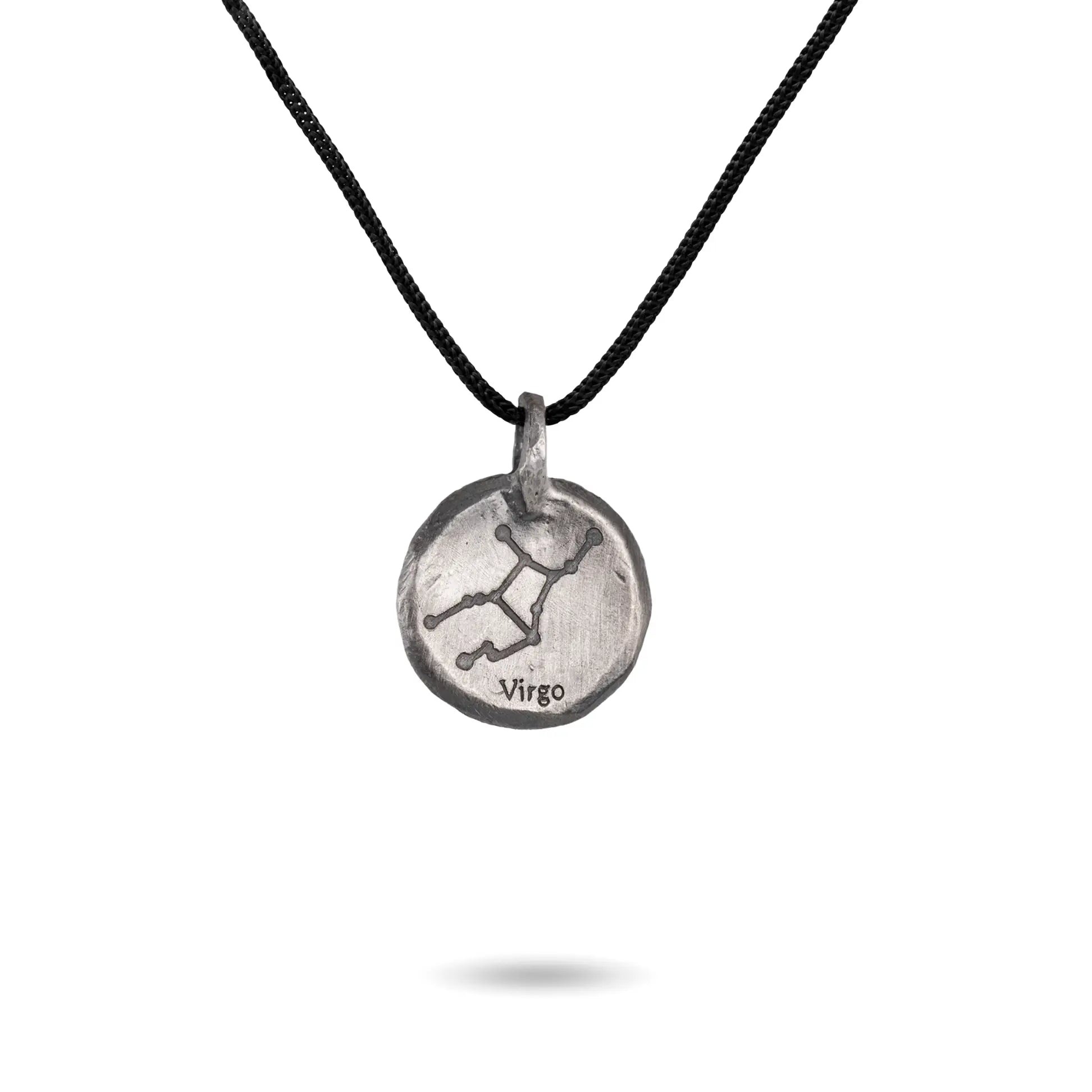 Κολιέ Ζώδιο Οξειδωμένο Ασήμι 925