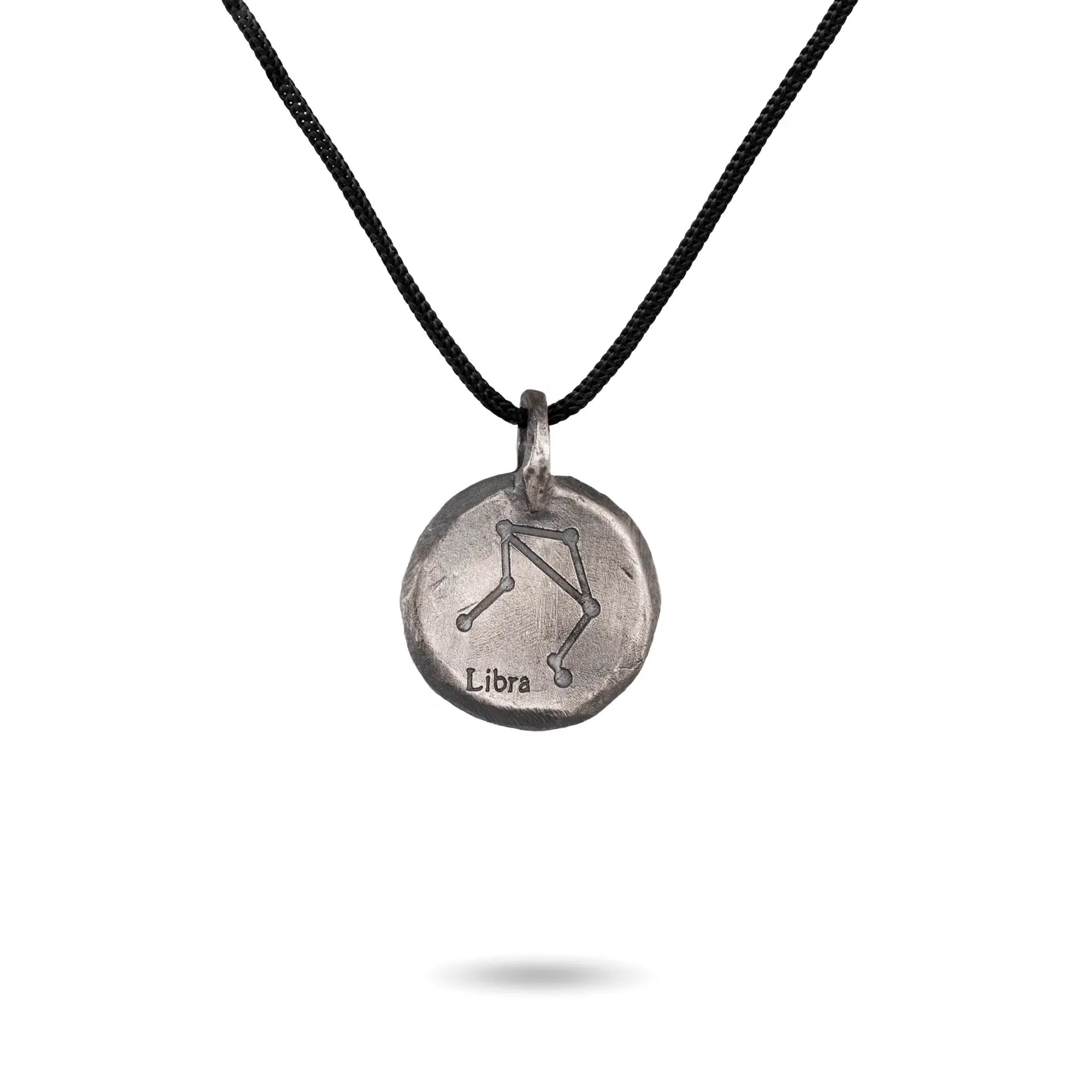 Κολιέ Ζώδιο Οξειδωμένο Ασήμι 925