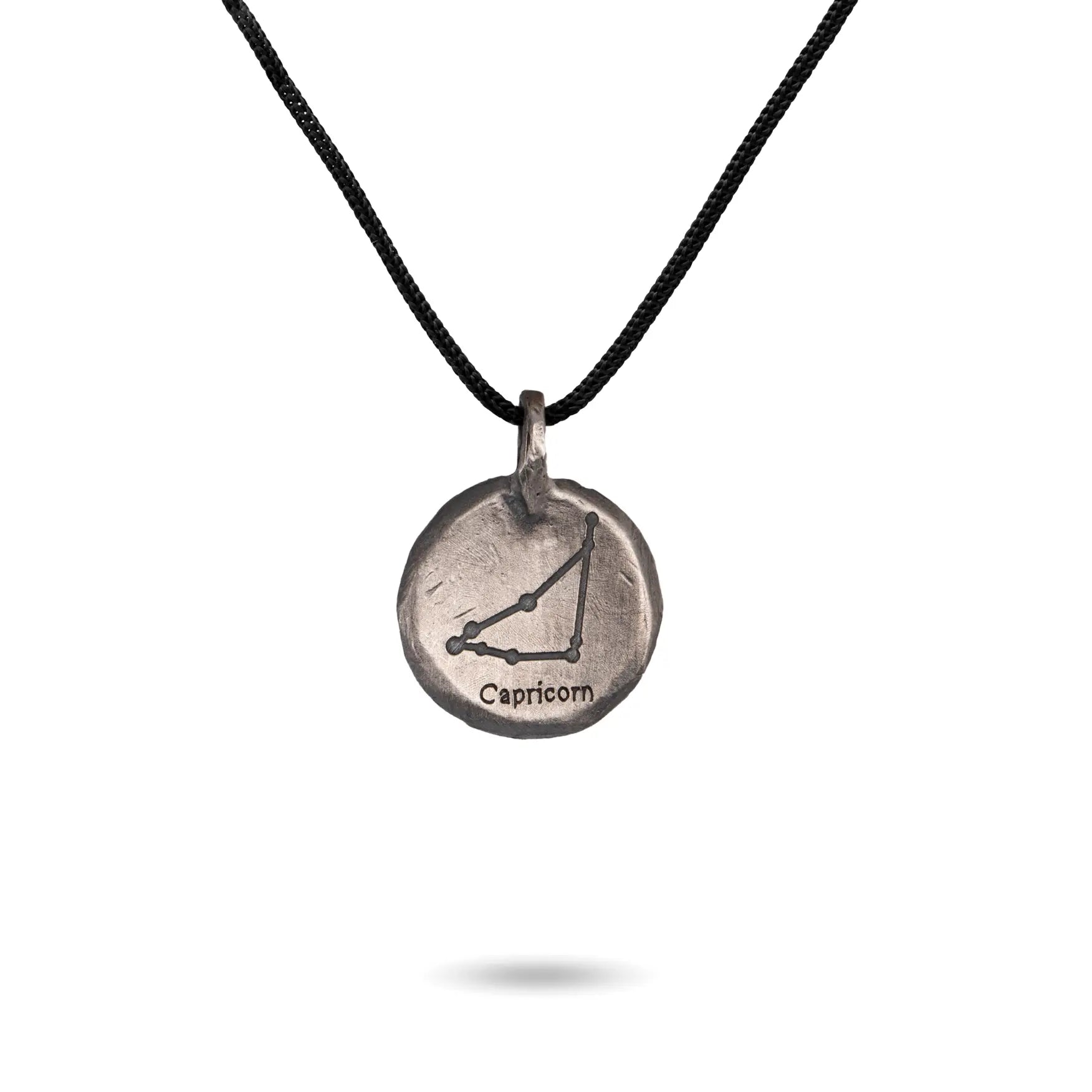 Κολιέ Ζώδιο Οξειδωμένο Ασήμι 925