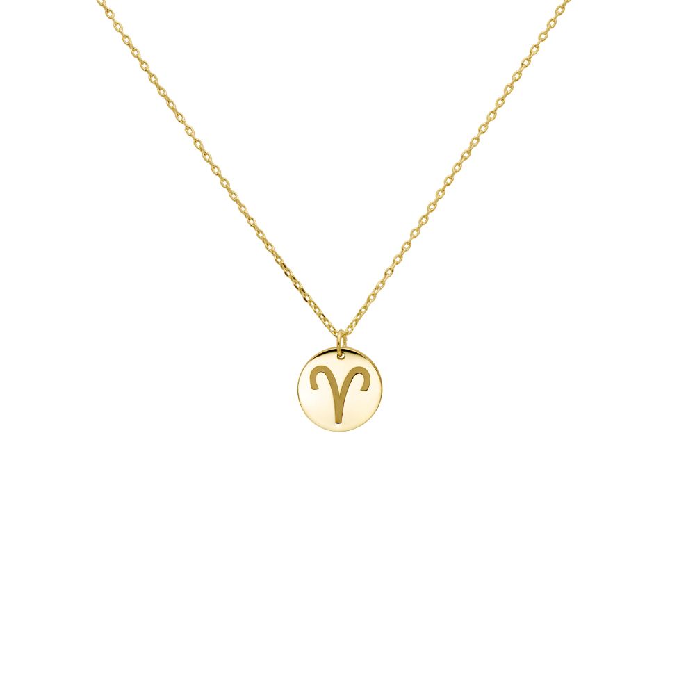 Zodiac Necklace 14K Gold