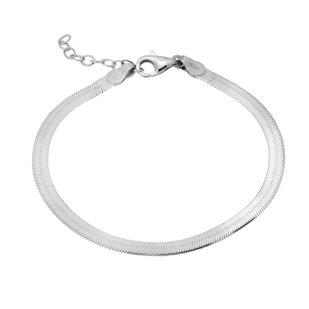 Snake Chain Bracelet Silver 925