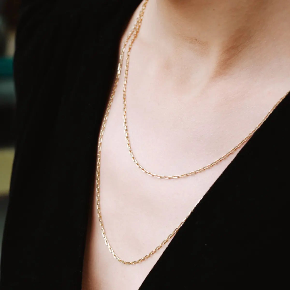 Thin Chain Necklace Silver 925