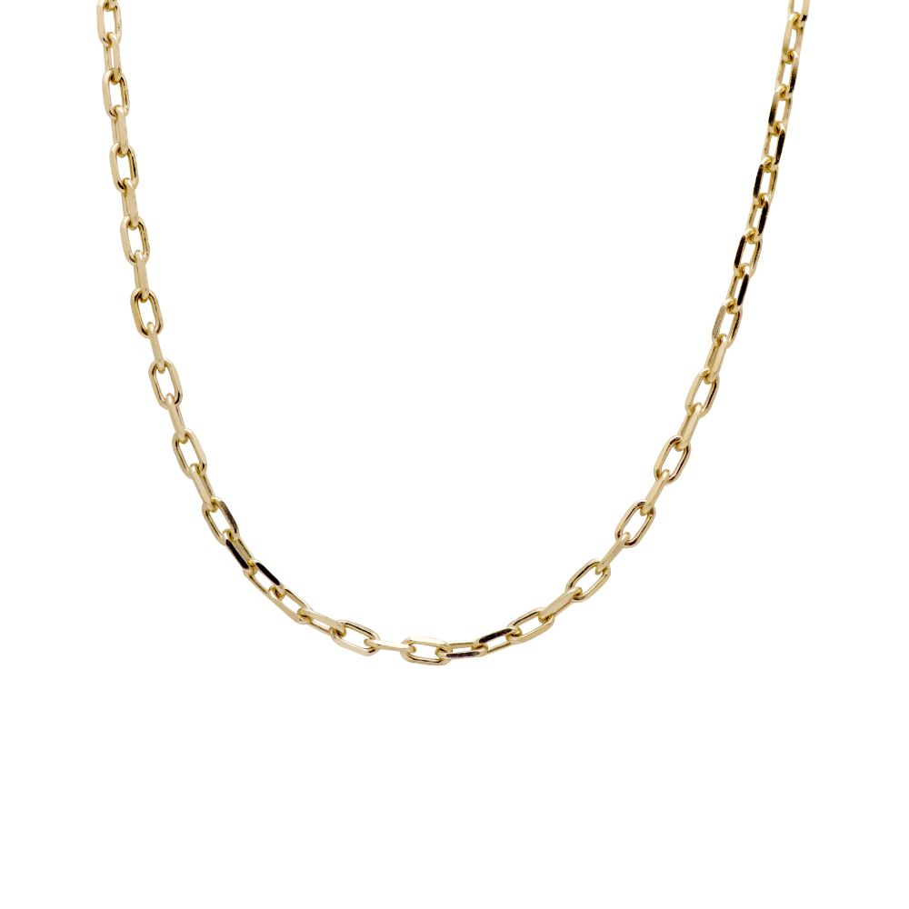 Thin Chain Necklace Silver 925 Kyklos Jewelry