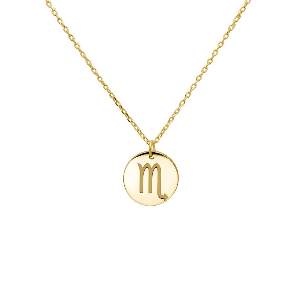 Zodiac Necklace 14K Gold