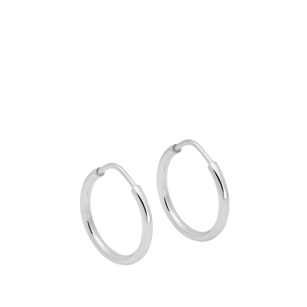 14K Gold Hoop Earrings 2 cm