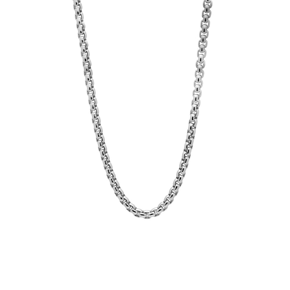 Round Box Chain Silver 925