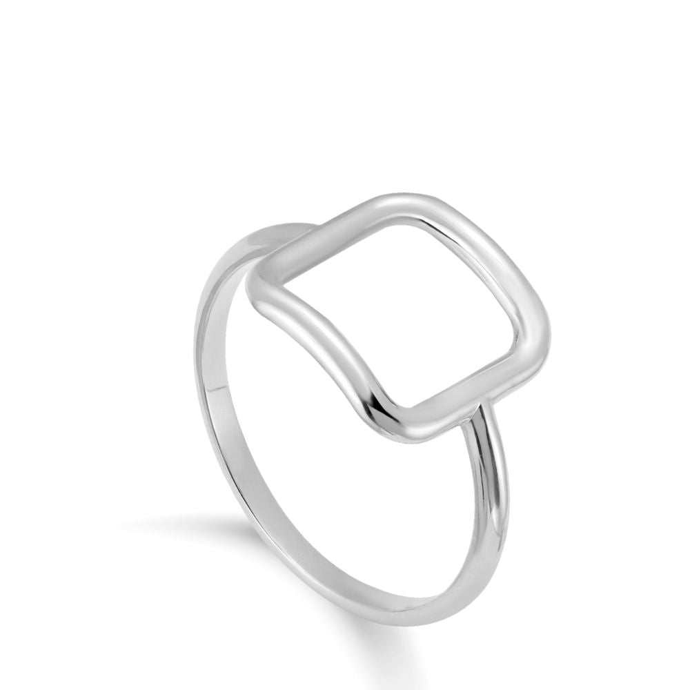 Square Ring 14K Gold