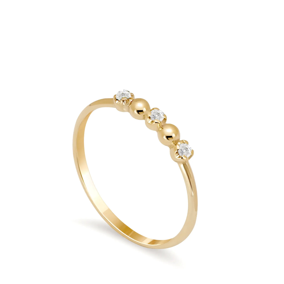 Diamond Stackable Ring 14K Gold