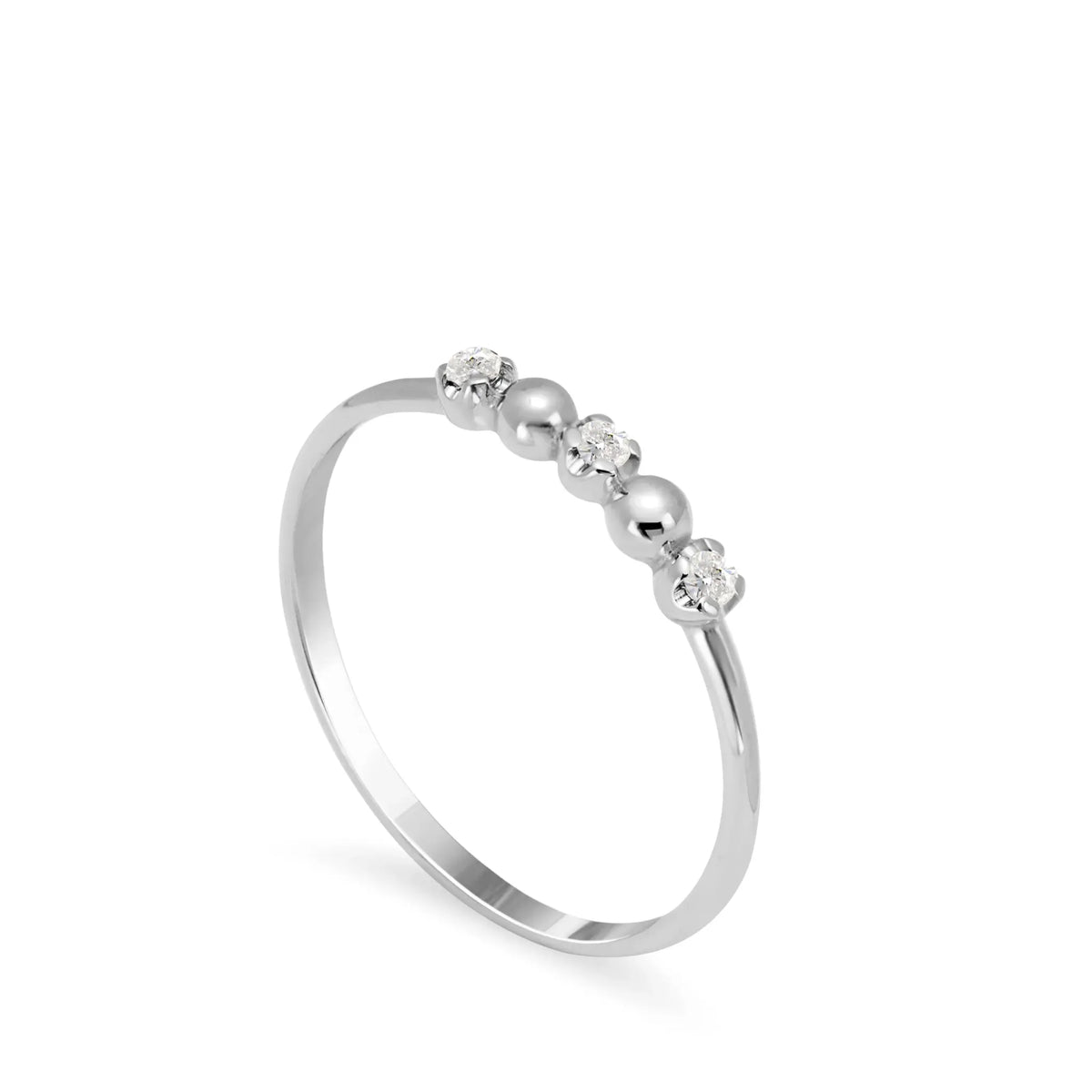Diamond Stackable Ring 14K Gold