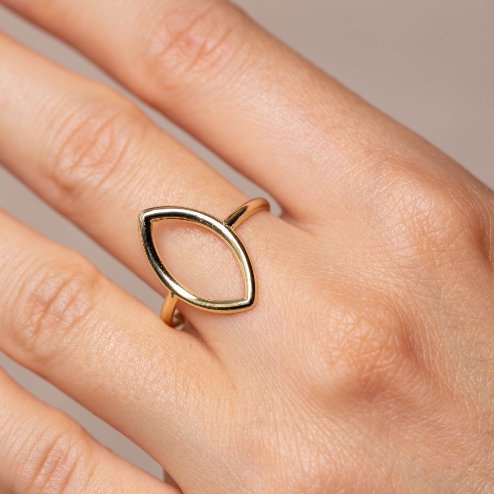 Marquise Ring 14K Gold