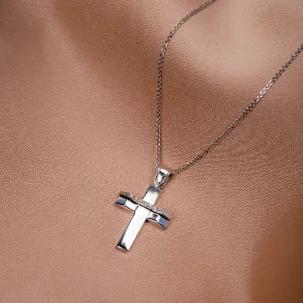 Baptism 14K Cross with Chain