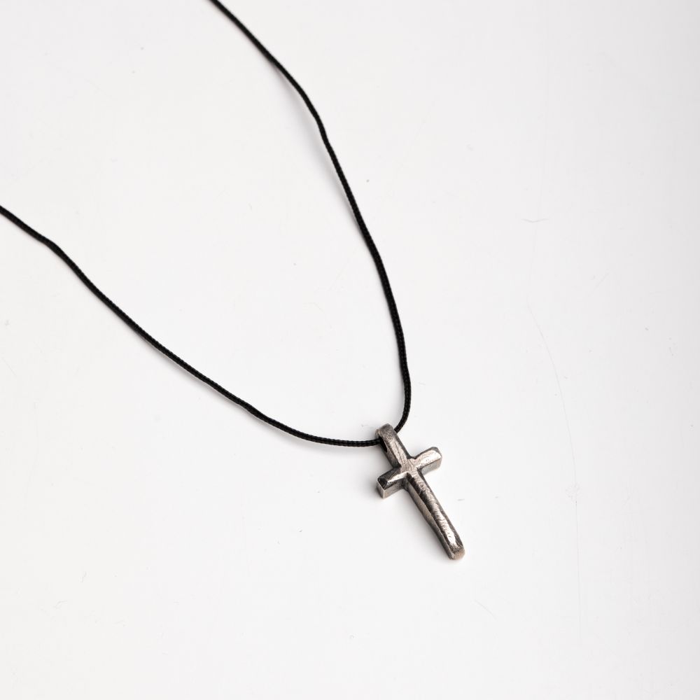 Cross Men's Necklace Sterling Silver
