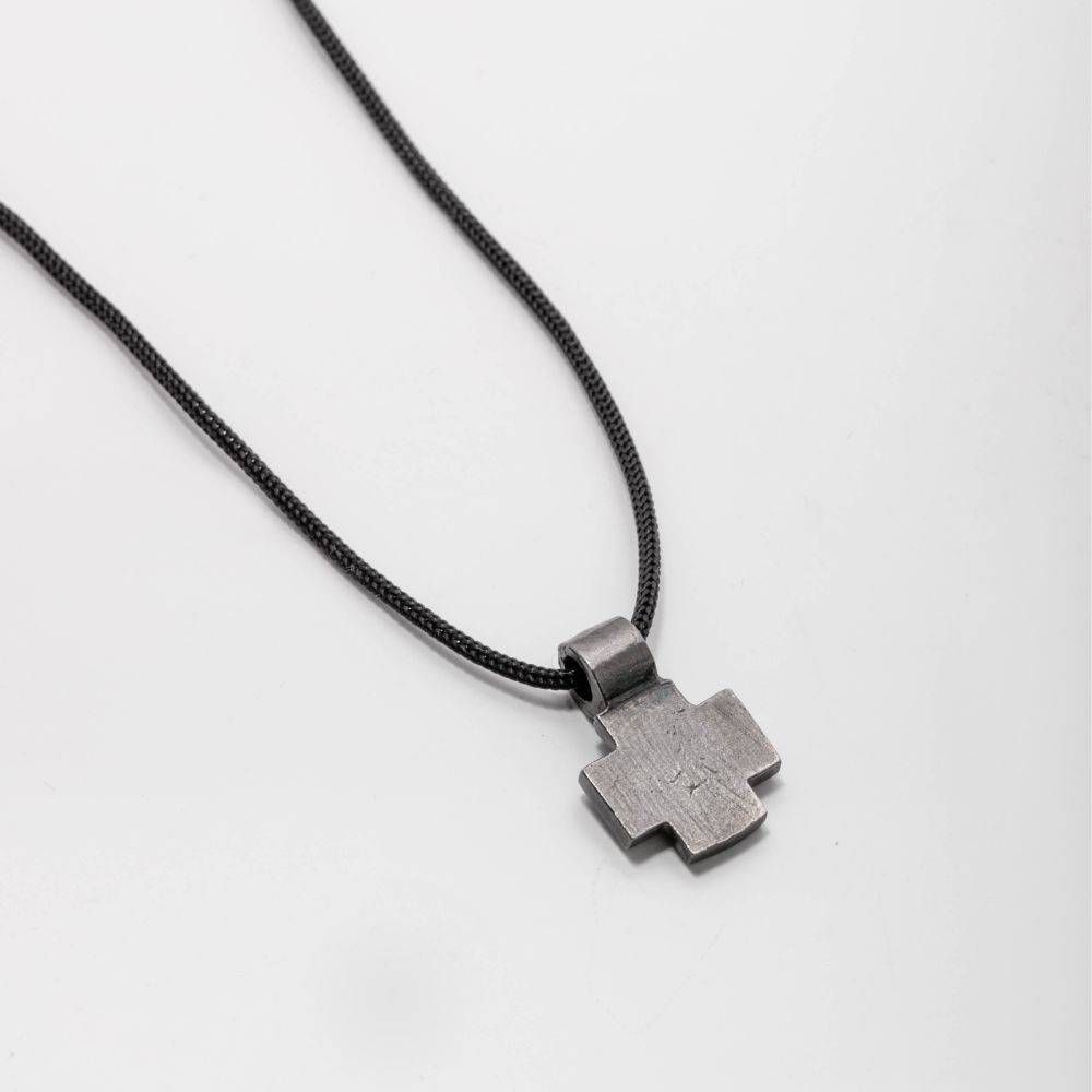 Square Cross Necklace 925 Silver