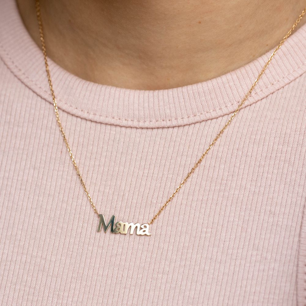 Mama Necklace 14K Gold