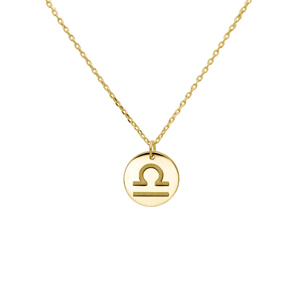 Zodiac Necklace 14K Gold